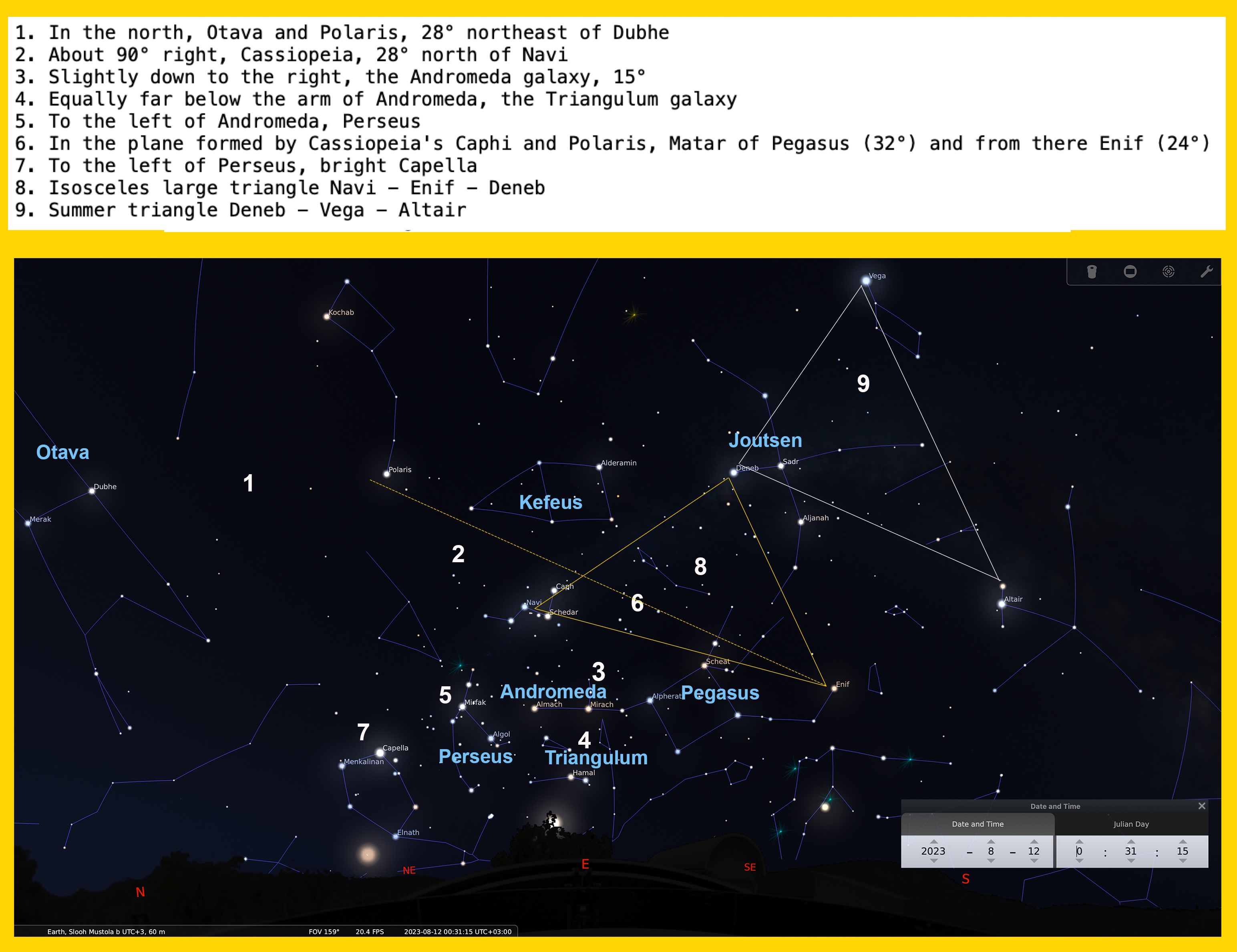 starry sky