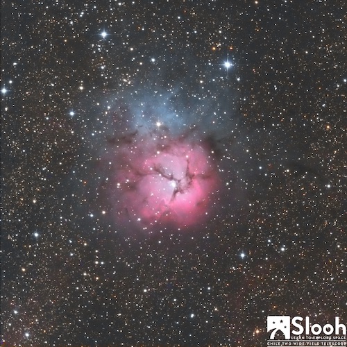 Messier 20 / Jari Backman / Slooh