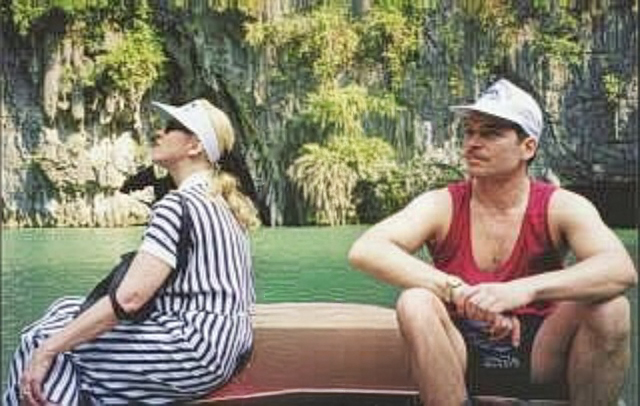 Main view from the boat in Ha Long Bay